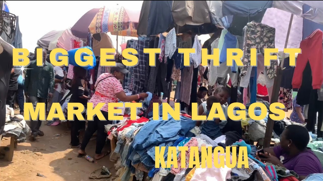Biggest thrift market in LAGOS/ KANTAGUA market#africanmarket #katangua#lagos #marketvlog ##market