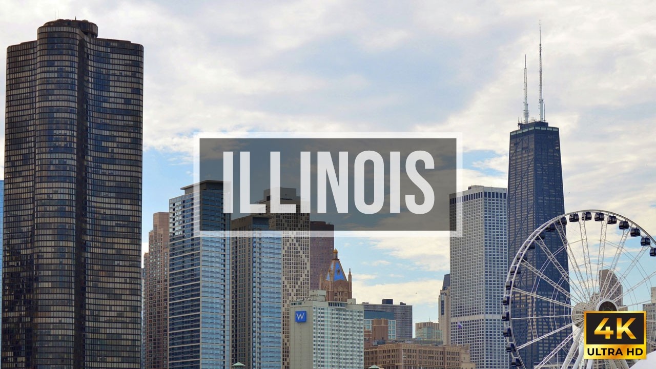 Illinois Aerial Drone Views in 4K | Scenic Midwest & Chicago Skyline