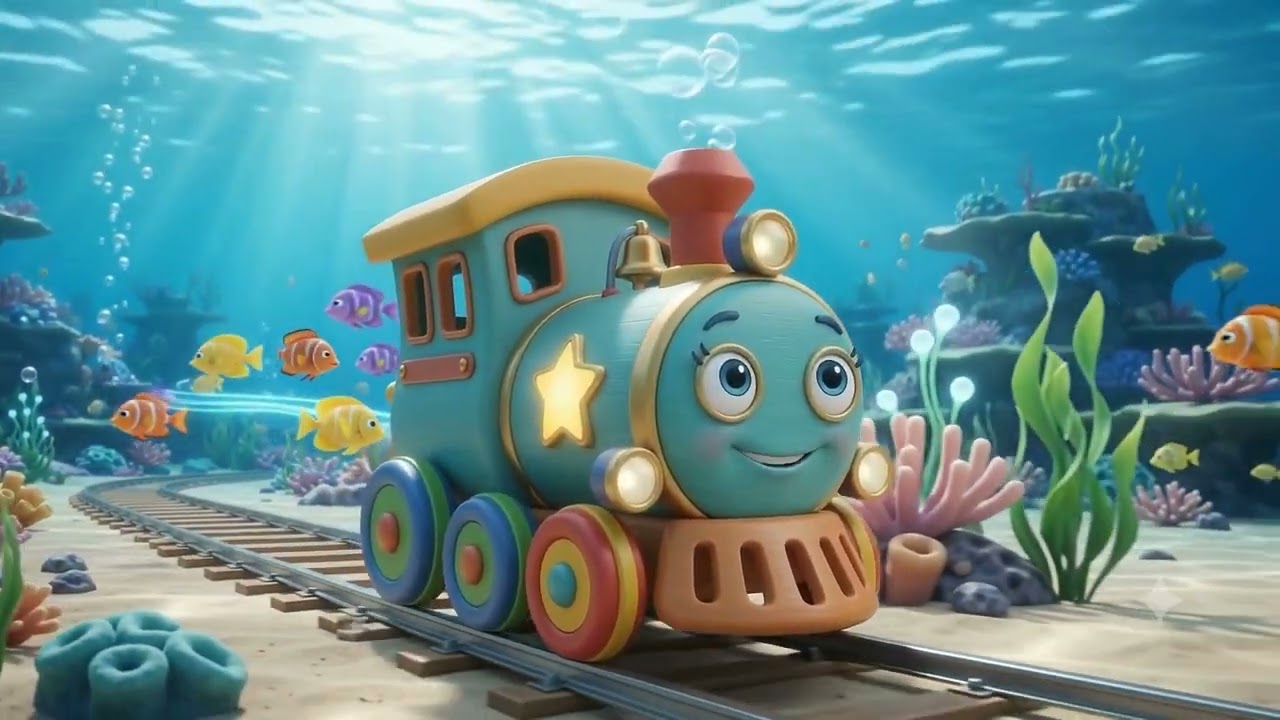 Magic Train Adventure 🚂✨ | A Journey Through 7 Magical Worlds | Kids Animation @Hardhola