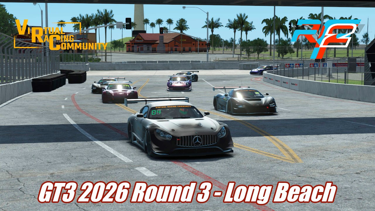 Rfactor2 VRC GT3 2026 Round 3 - Long Beach
