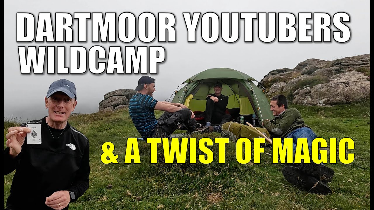 Dartmoor YouTubers Wild Camp with a twist of Magic