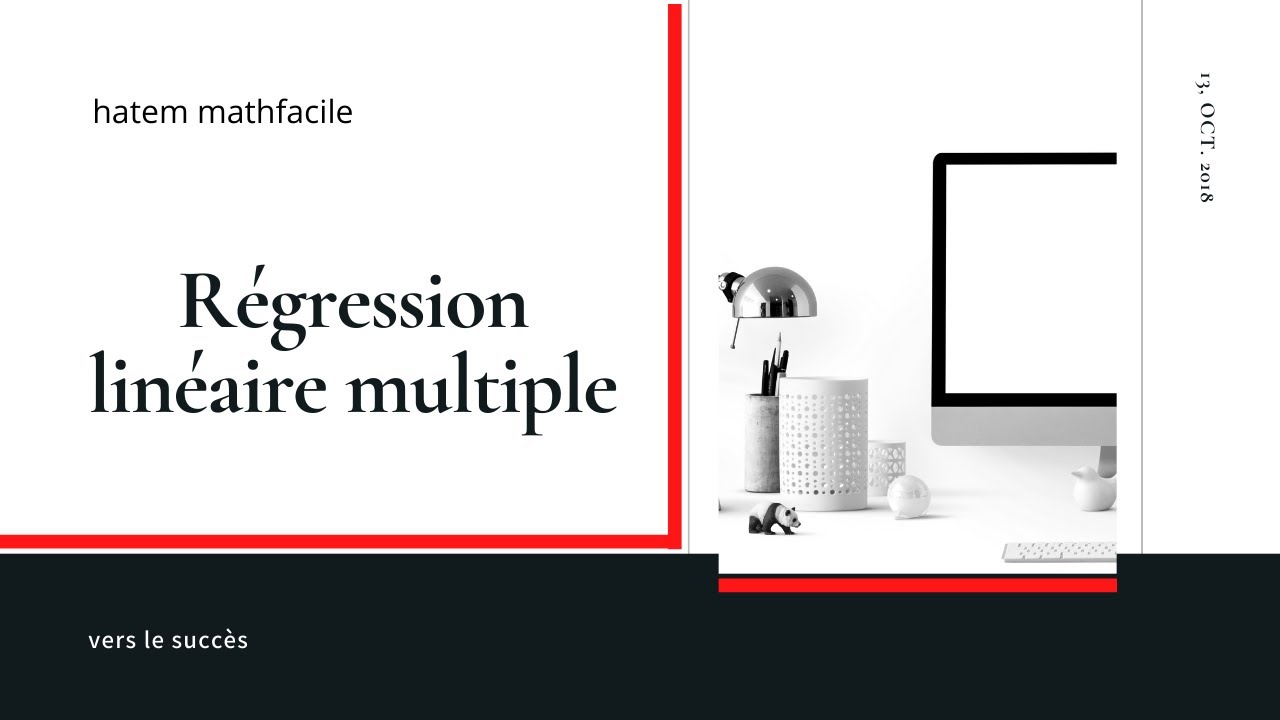 comment modéliser une régression linéaire multiple