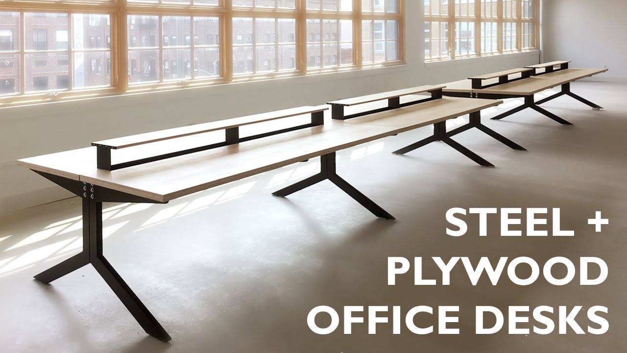Steel + Plywood Office Desks - Episode 007