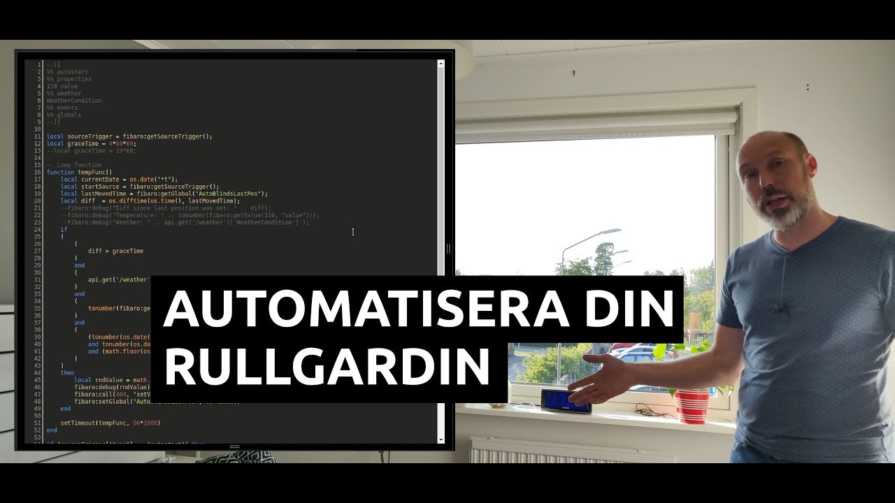 Automatisera din rullgardin - Gör den supersmart
