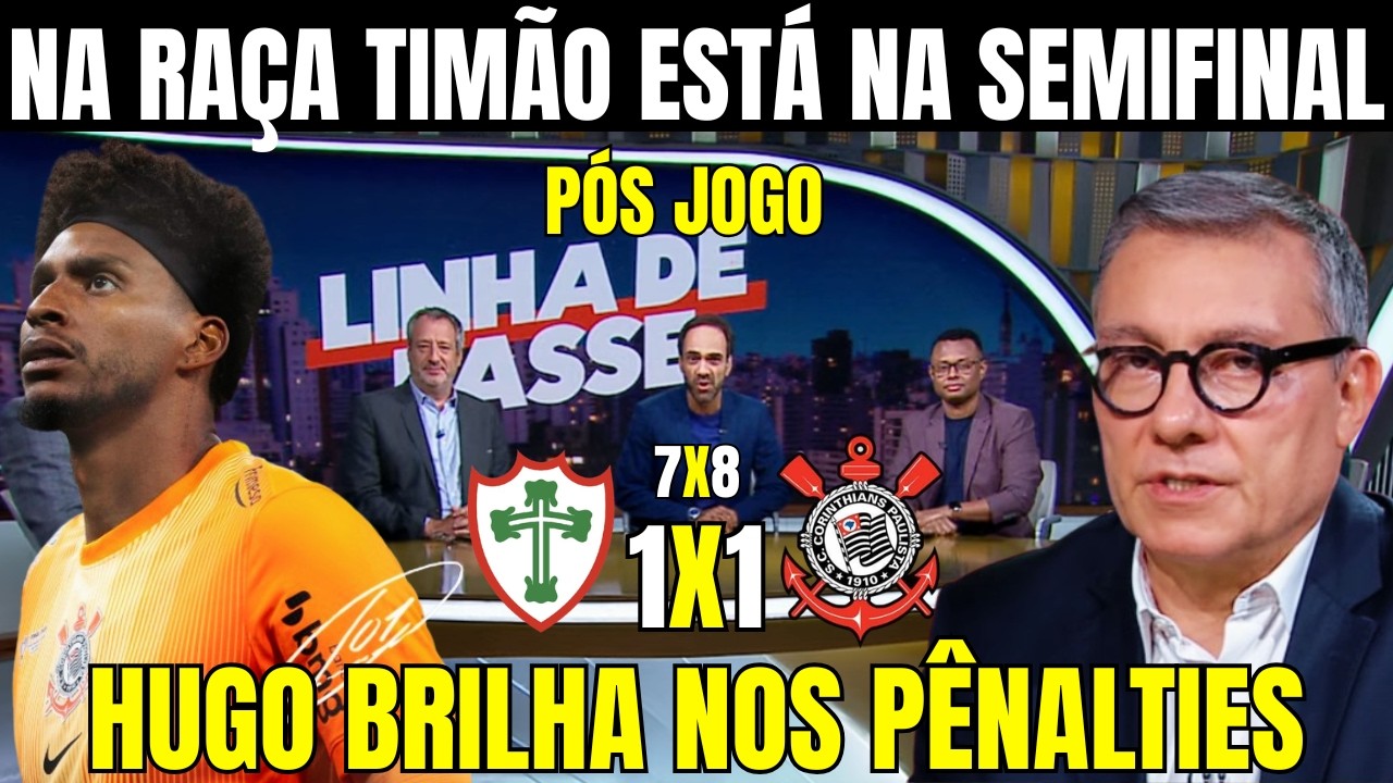 PÓS JOGO DO CORINTHIANS! HUGO BRILHA E GARANTE O TIMÃO NA SEMIFINAL DO PAULISTÃO!