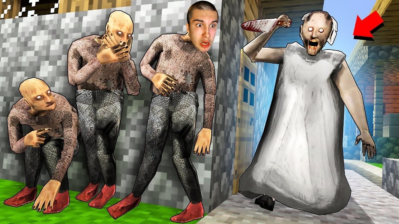 GRANNY NAS TRAŽI U UKLETOM MINECRAFTU! *želi igrati skrivača pa nas ubiti*