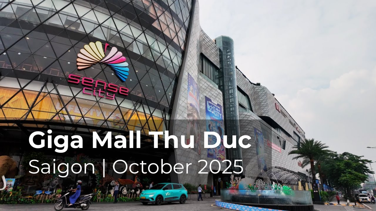 🇻🇳 [4K] Giga Mall Walk 2025 | Thu Duc Ho Chi Minh City | Morning Shopping Tour 9:47 AM