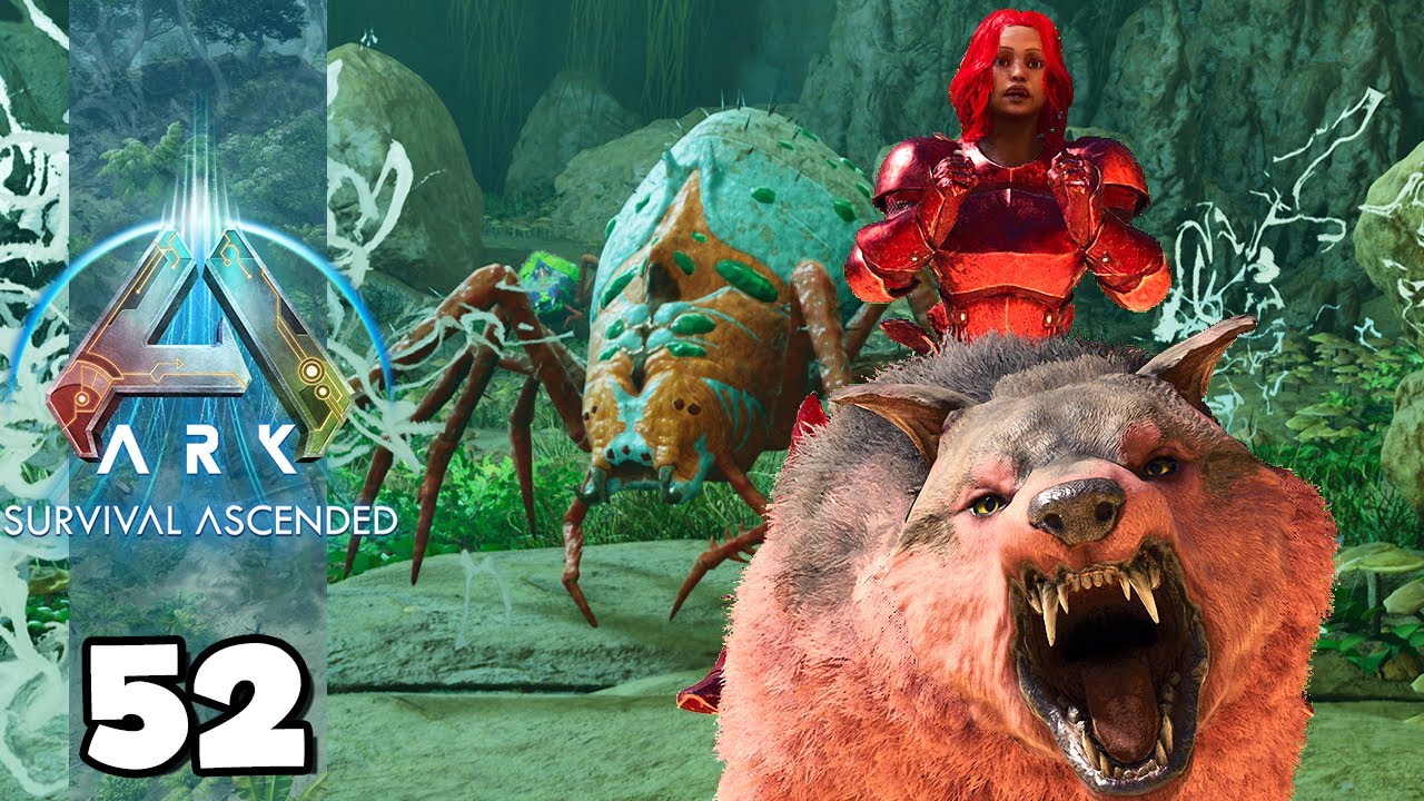 CAVE SOLO! EU NUNCA VI UMA CAVERNA TÃO DIFÍCIL!!! Ark: Survival Ascended 52