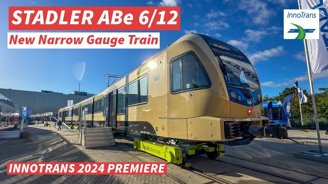 【4K】Внутри нового узкоколейного поезда Stadler | Эксклюзивный тур с InnoTrans 2024