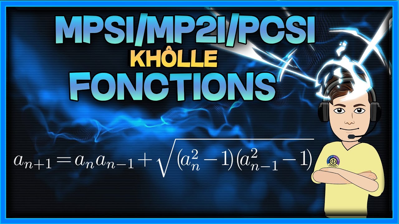 [MPSI/PCSI/MP2I] Fonctions - exo de khôlle corrigé (trigo hyperbolique & suite de Fibonacci)