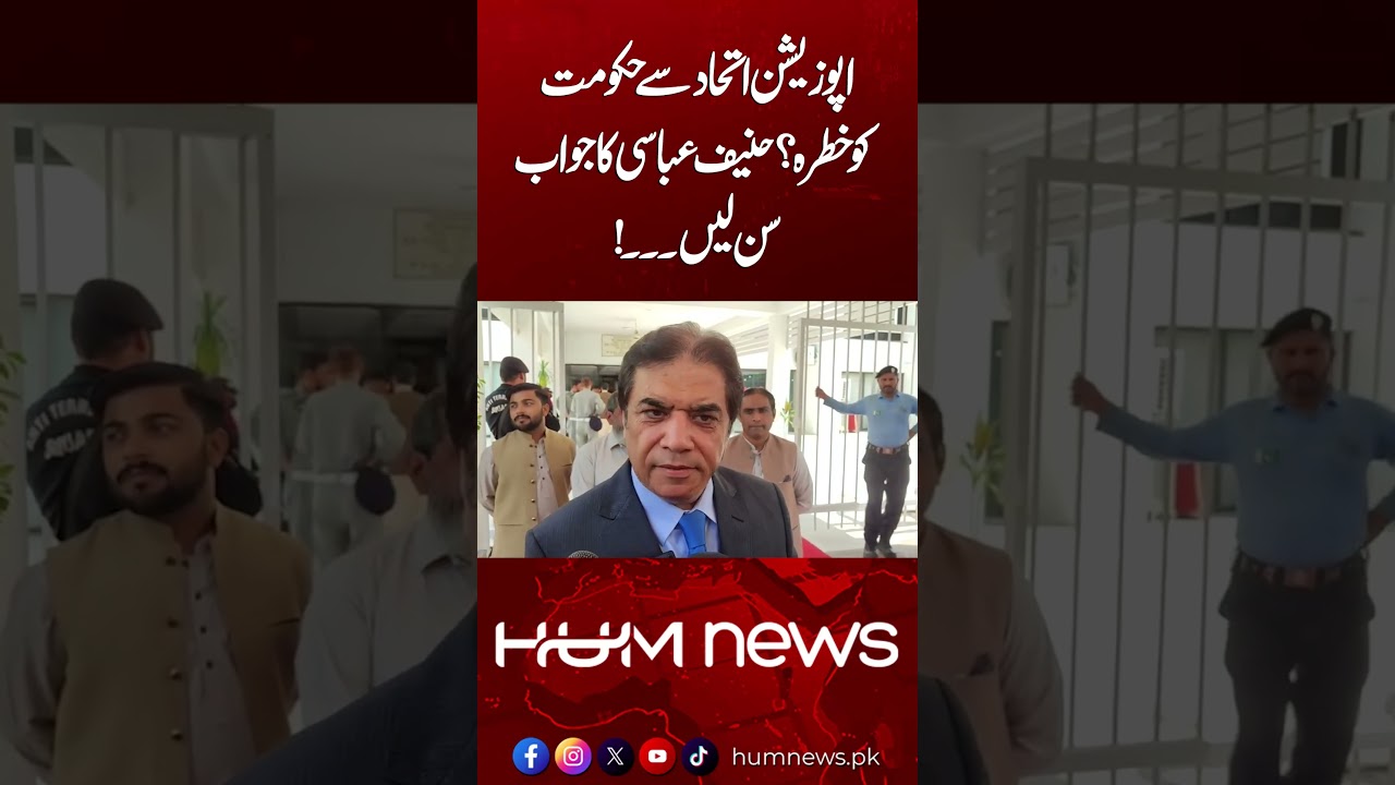 Opposition Alliance Threaten the Government? Hanif Abbasi Responds| Hum News | Pakistan