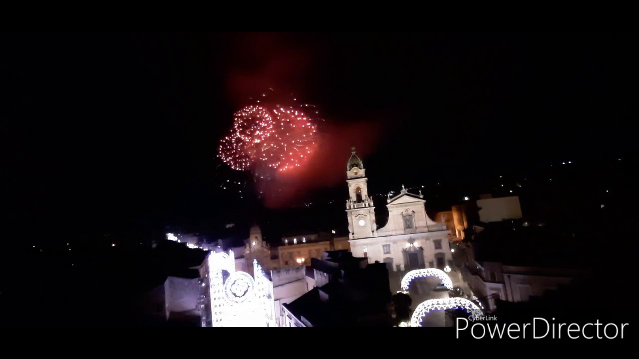 Festa di San Placido Biancavilla 2019 Grande spettacolo pirotecnico in piazza sgriccio