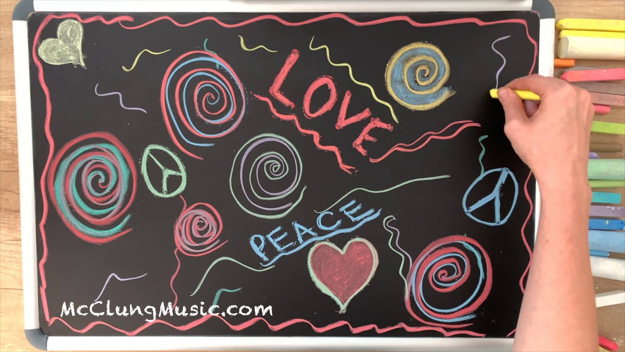 Imagine ♫ Beatles Chalk Art Lullaby for Babies