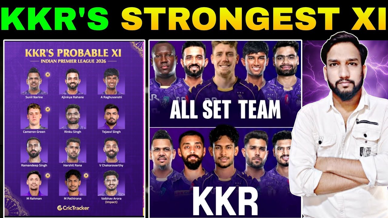 IPL 2026 KKR'S Dangerous playing 11🔥|| Green & Narine Open!🤔|| SWOT Analysis of KKR squad for IPL 