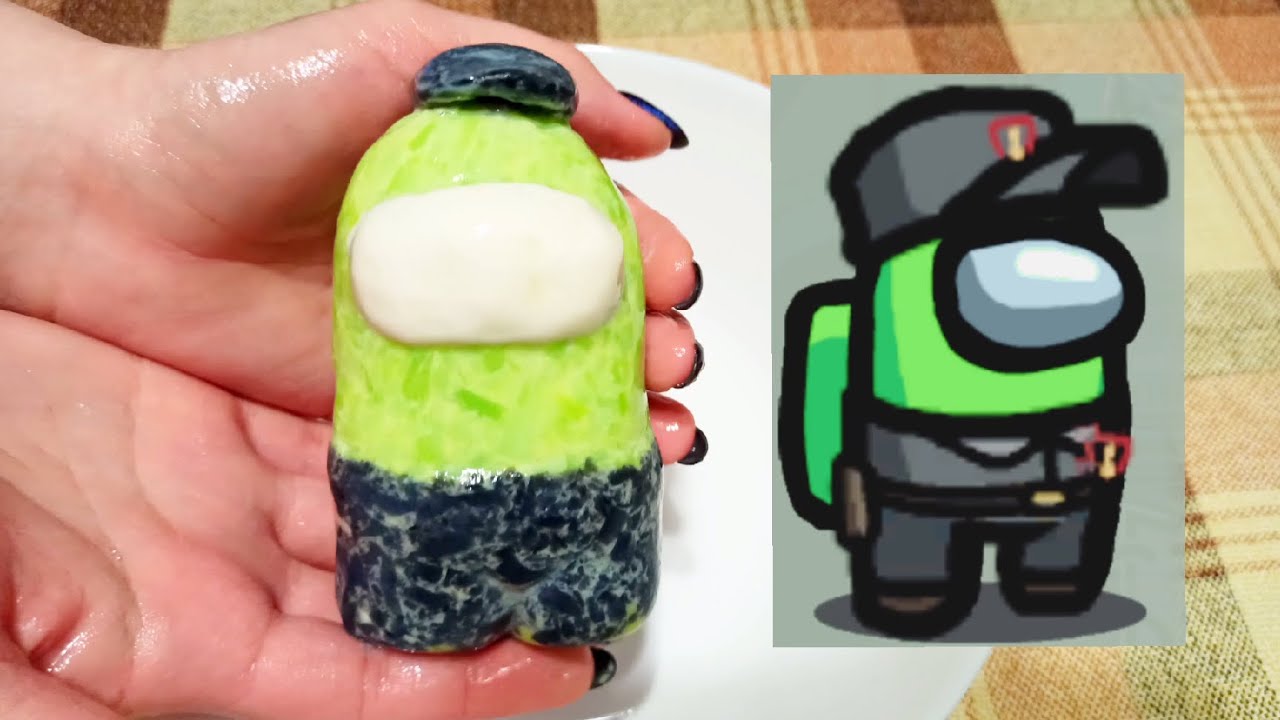 AMONG US Tutorial Making Soap 