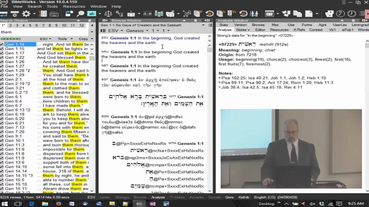BibleWorks Workshop Part 1_2 -- BibleWorks 10 Interface