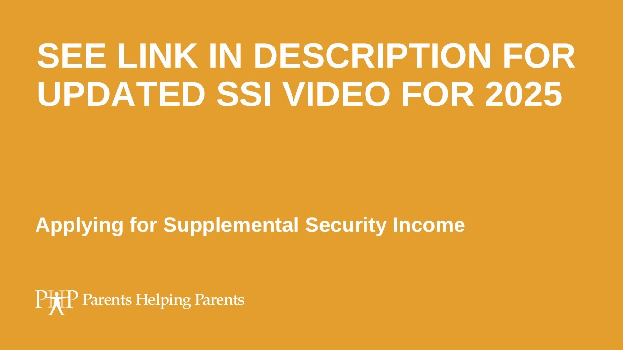 Applying for Supplemental Security Income (SSI) - 2018