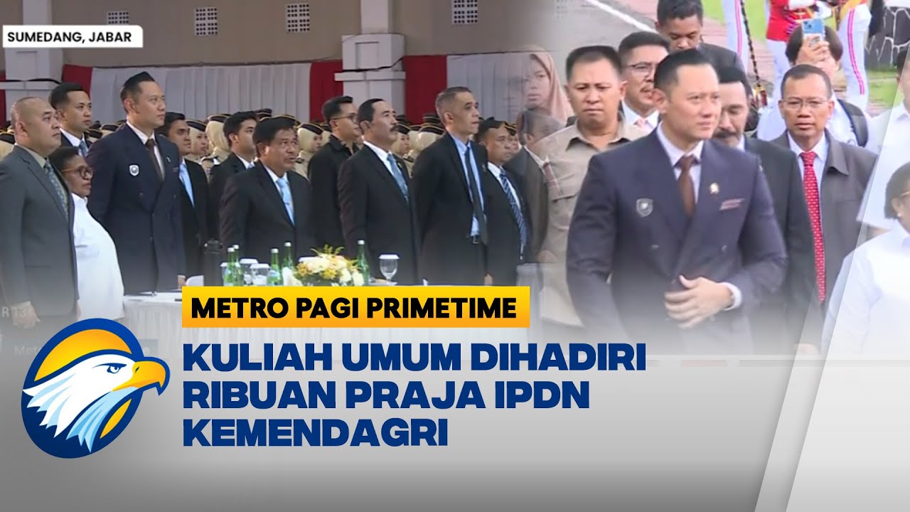 Kuliah Umum IPDN Hadirkan AHY, Tiga Gedung Baru Diresmikan - [Metro Pagi Primetime]