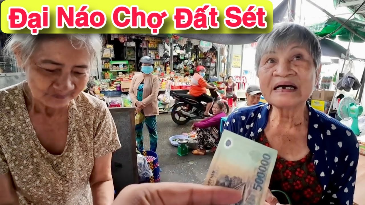 Đại Náo Chợ Đất Sét Đồng Tháp Ngôi Chợ Nhỏ Người Già Nhận Quà Nhà Hảo Tâm Mỹ Úc | Khương Nhựt Minh