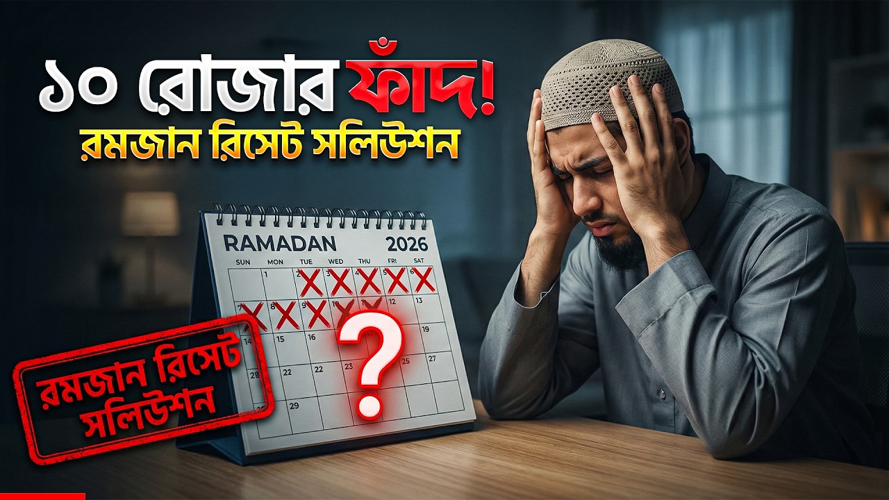 কেন ১০ রোজার পর আর আমল করতে ইচ্ছে করে না? | রমজান প্ল্যানিং ২০২৬