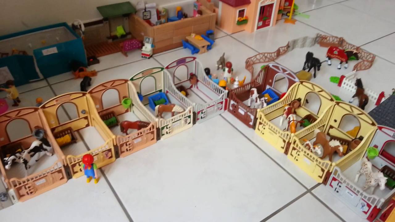 Visite de mon centre équestre playmobil