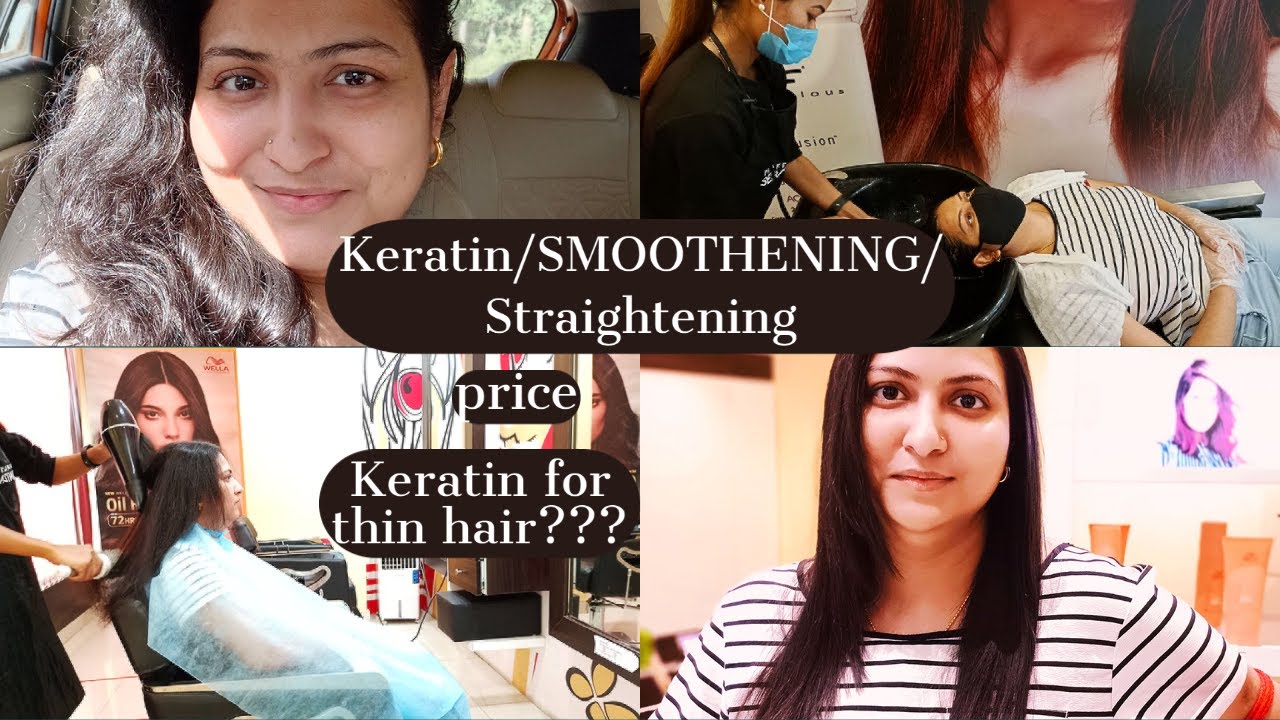 First keratin treatment experience || Keratin for thin hair?? || Keratin/Smoothening /Straightening