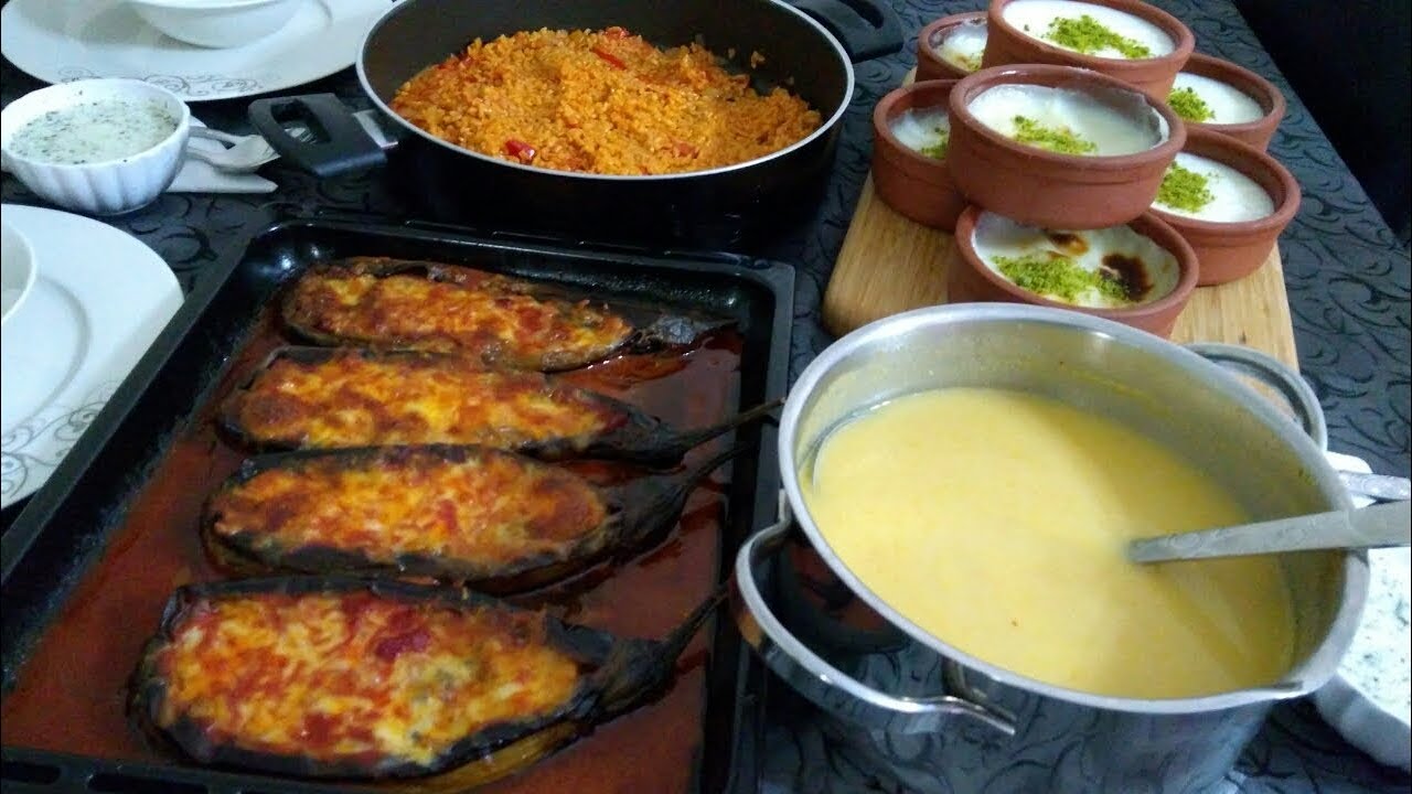 En Kısa Sürede 5 Çeşit İftar Menüsü Nasıl Hazırlanır/Çorbası/Anayemeği/Pilavı/Tatlısı/Cacık