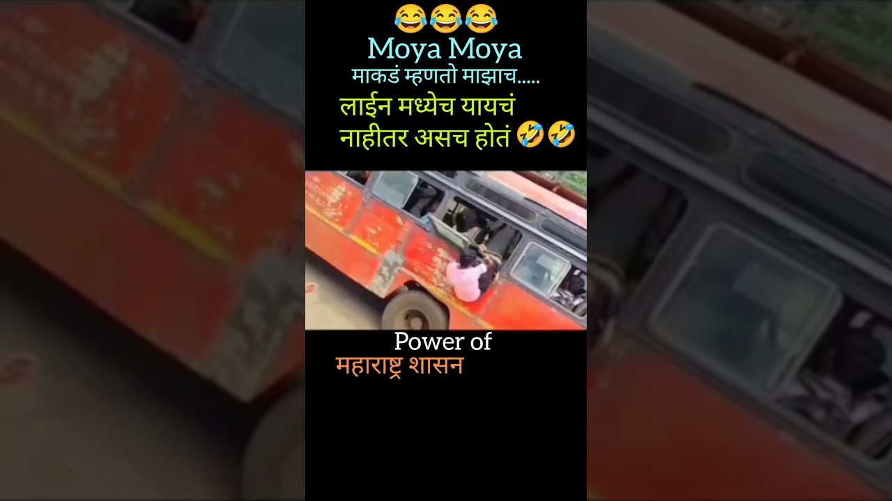 ये क्या हो गया 😱😂😂 lalpari bus Comady Accident #msrtc #lalpari #comady #ytshorts