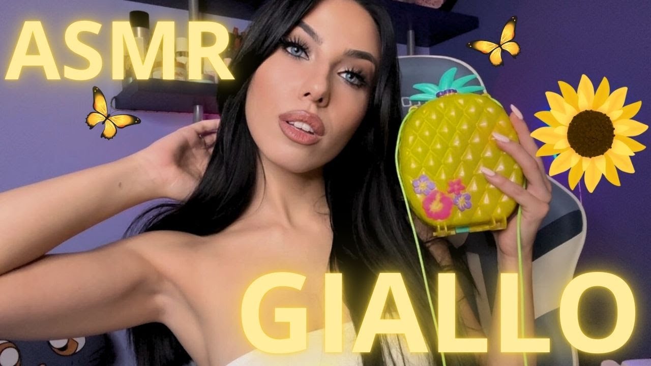 ASMR MA E' TUTTO GIALLO - Fast and Aggressive triggers con oggetti esclusivamente gialli