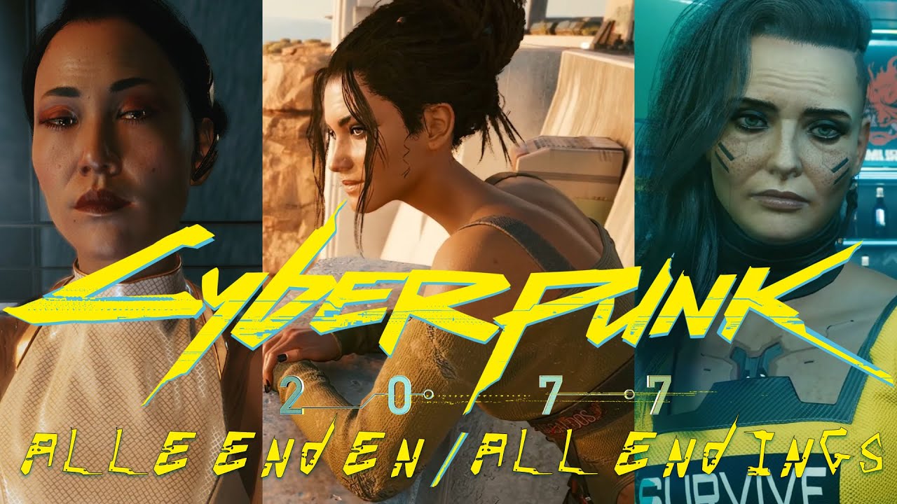 Cyberpunk 2077 ALLE ENDEN/ALL ENDINGS