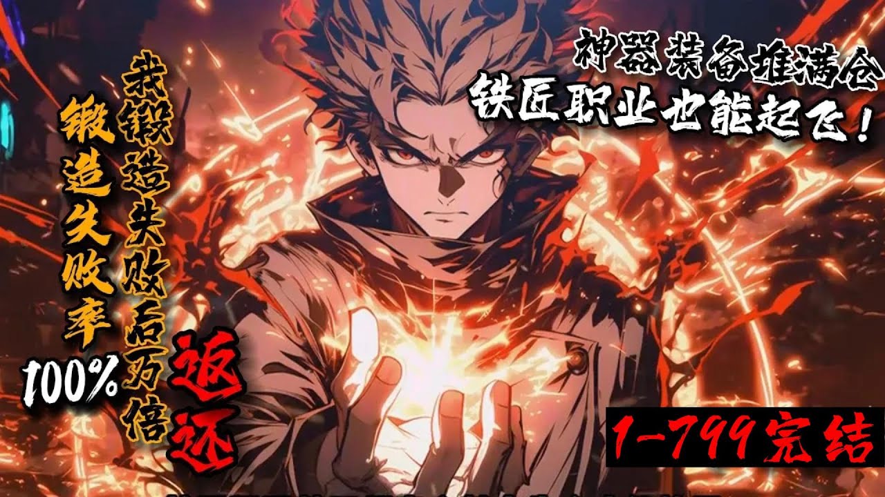 【88小时完结】《锻造失败率100%？我锻造失败后万倍返还！》1-799 秦方重生后获得万倍返还系统。“锻造史诗装备失败，返还神器一件。”“锻造神级装备失败…”秦方：谁说铁匠不能斩神！#星辰漫客