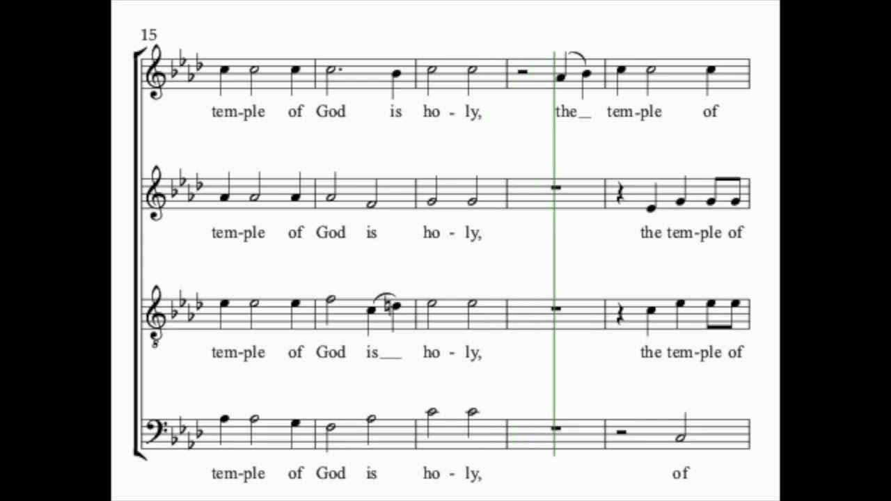 Behold the Tabernacle of God (William Harris) TENOR