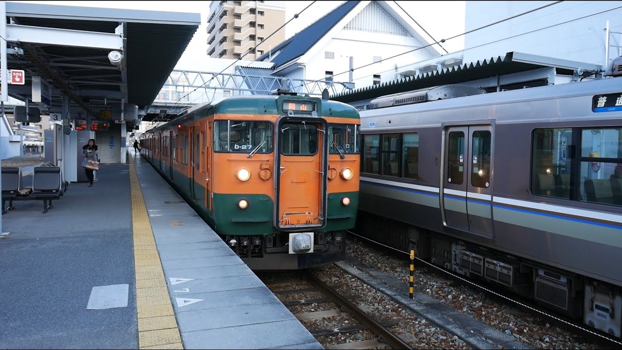 JR西日本 赤穂線・山陽本線経由 普通 （115系運行） 超広角車窓 進行左側 播州赤穂～岡山