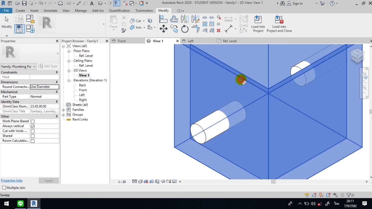 Revit Coach THAILAND : บ่อพักน้ำ
