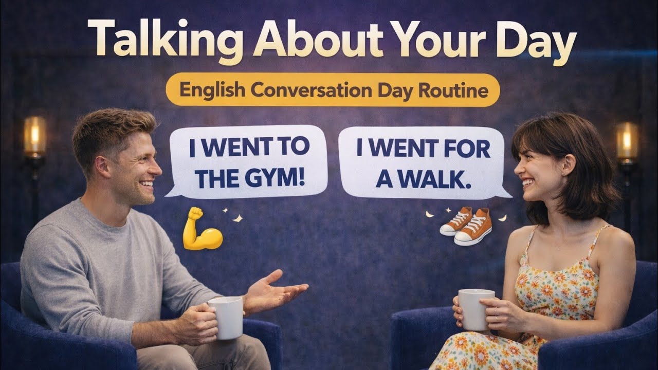 “Learn English by Talking About Your Day (Fun Podcast)”
