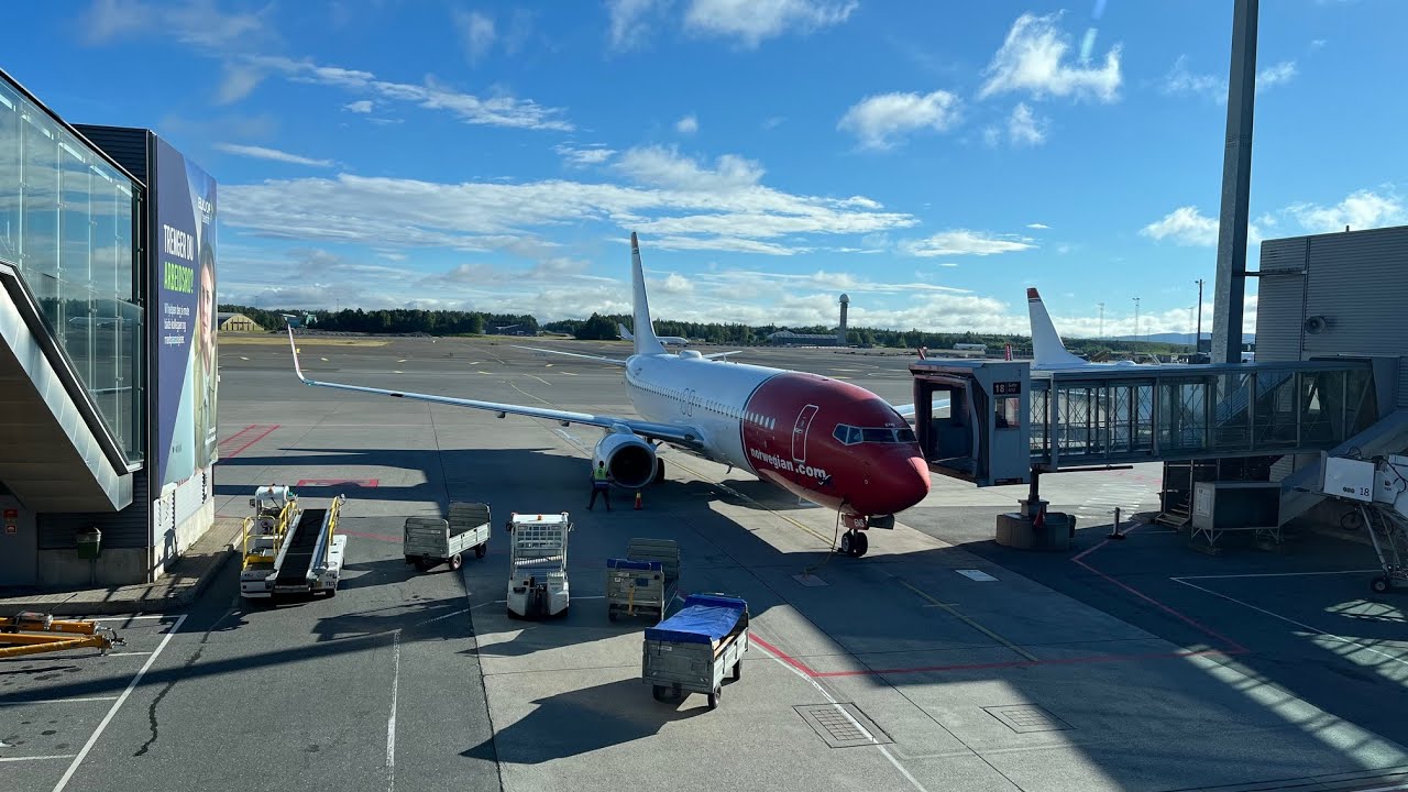 [4K] Full Flight | Norwegian 737-800 Oslo to Bergen