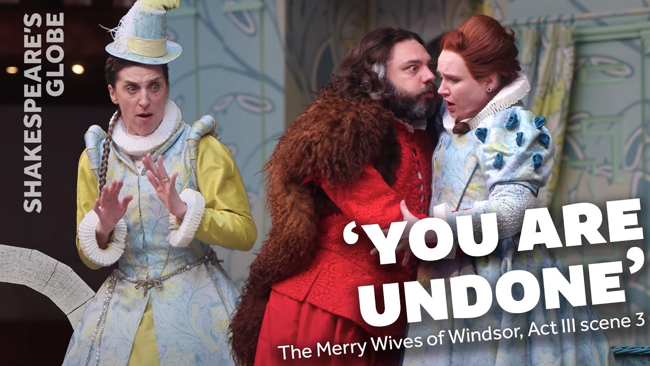 The basket scene | Act III scene 3 | The Merry Wives of Windsor (2025) | Shakespeare's Globe