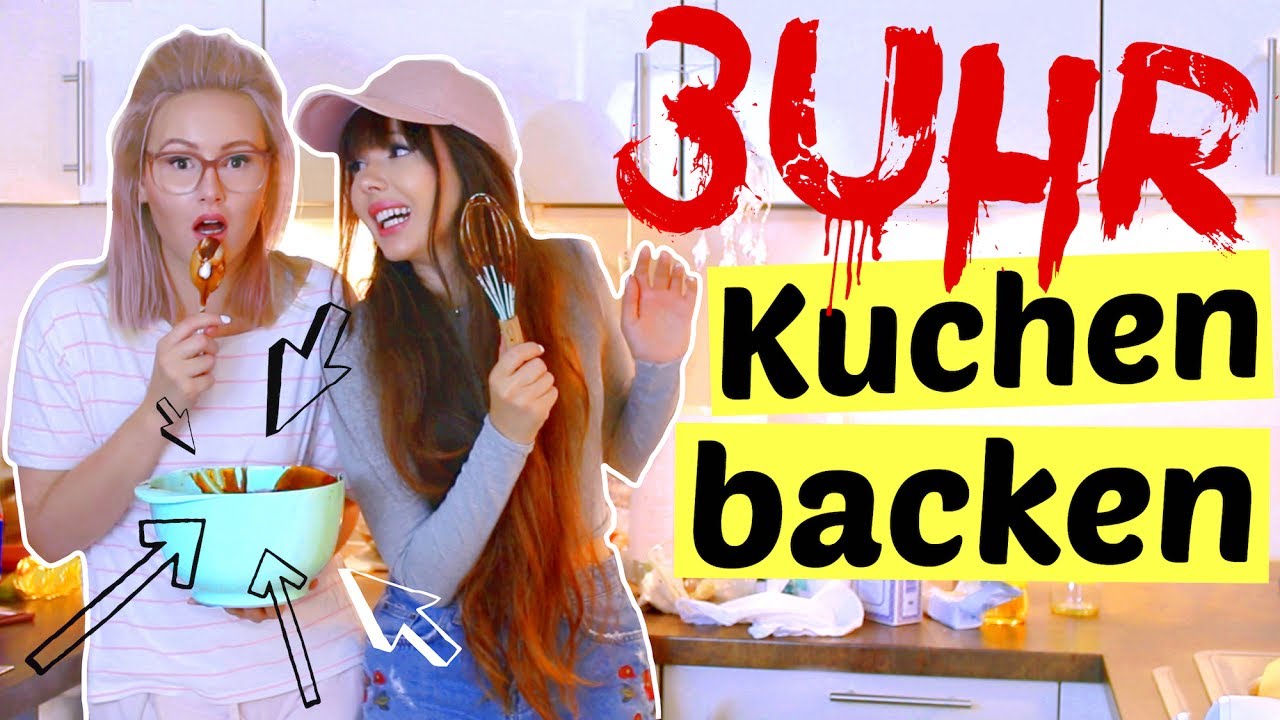 Backe AUF KEINEN FALL um 3 UHR NACHTS einen Kuchen!! 😳 | ViktoriaSarina