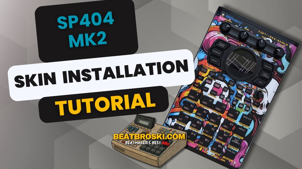 How to Skin Your SP-404MKII – Step-by-Step Custom Wrap Tutorial
