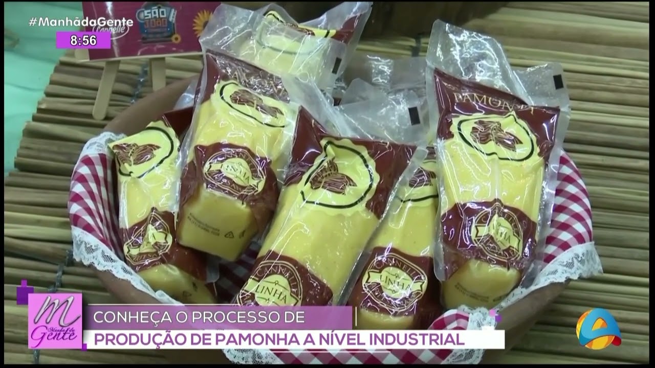 Manhã da Gente - Conheça o processo de produção de pamonha a nível industrial