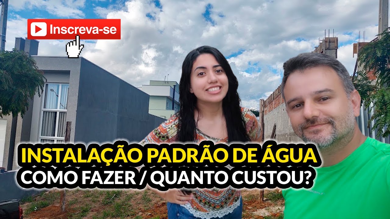 COMO FAZER O PADRÃO DE INSTALAÇÃO DE ÁGUA SAAE | QUANTO CUSTOU?