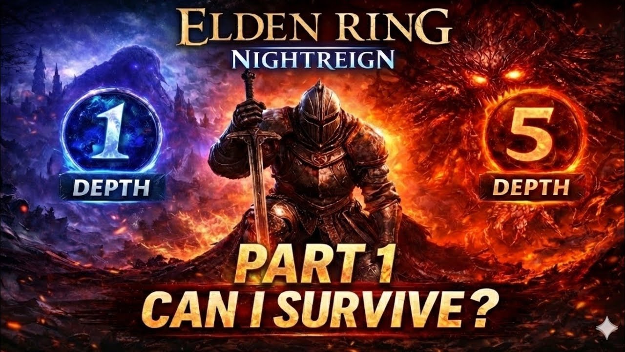 DEPTH 5 CHALLENGE!! Can we even get past D1? (Elden Ring Nightreign)