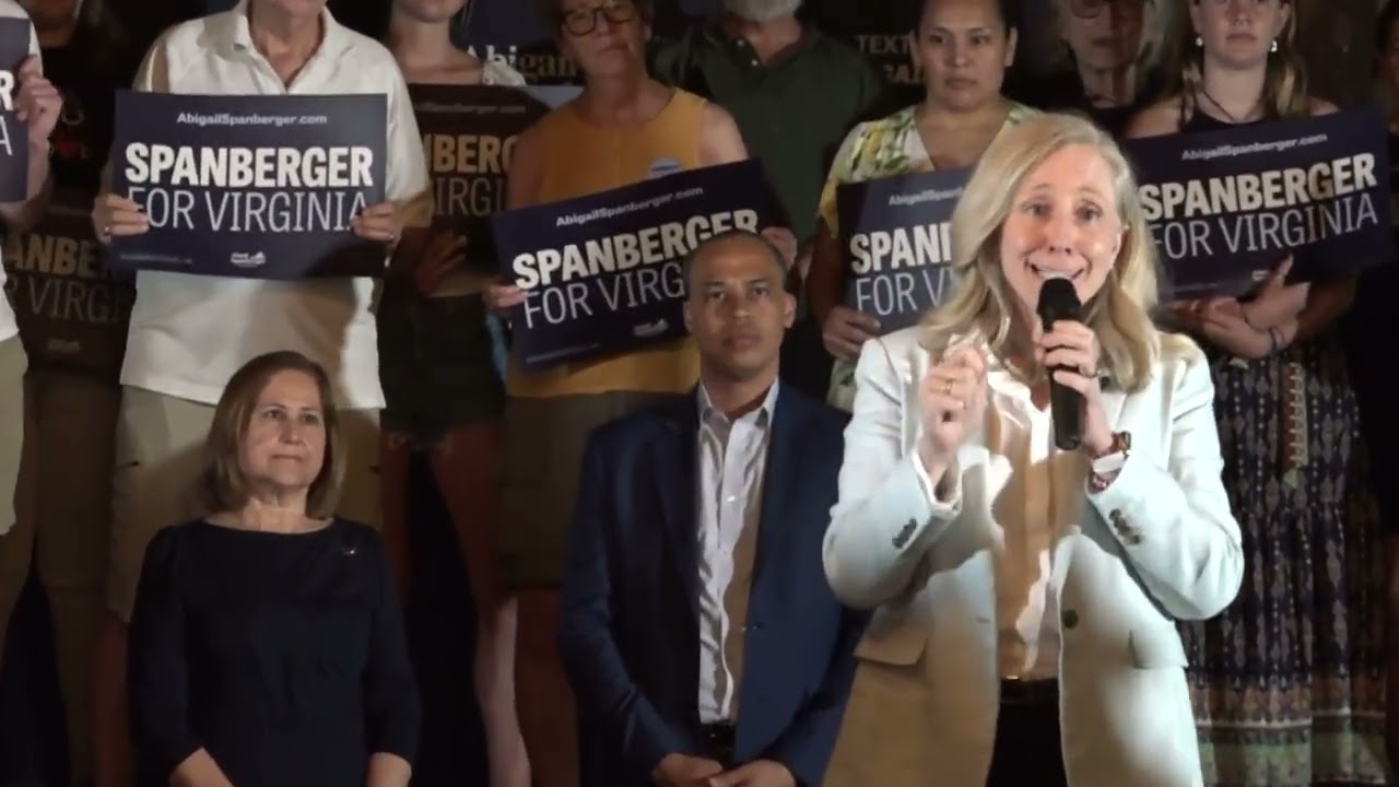 PKG: Democratic nominee for Governor Abigail Spanberger visits Charlottesville on campaign bus tour