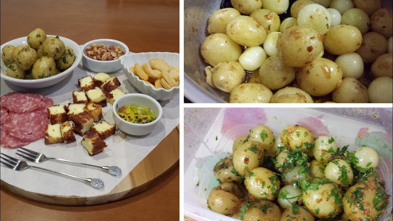 Aperitivo para receber amigos - Batata Calabresa - Página da Kika