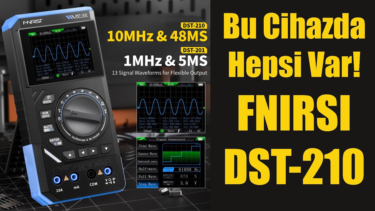 Bu Cihazda Hepsi Var! Fnirsi DST-210  #işbirliği