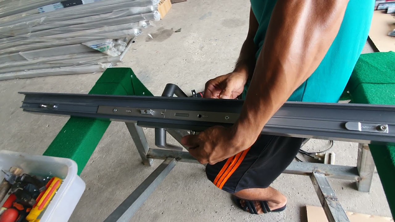 HƯỚNG DẪN KHOAN KHOÉT BỘ KHÓA ĐA ĐIỂM CHO CỬA NHÔM XINGFA - SADONA