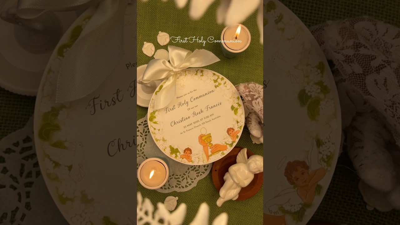 First Holy Communion  Invite #holycommunion
