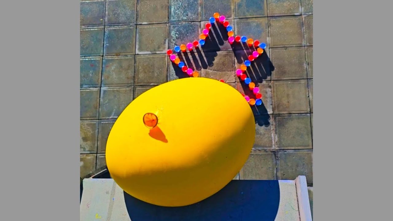 🎈Breaking Glass Bottles and Balloon Drops! Crushing Crunchy & Soft Things!🔥