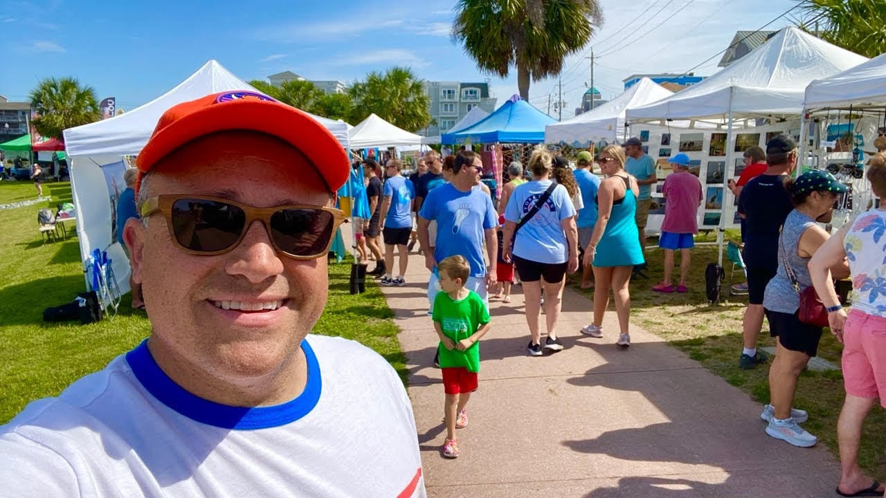 Opening Day For Carolina Beach Farmers Market 2024 | Over 90 Venders & Insane Crowds