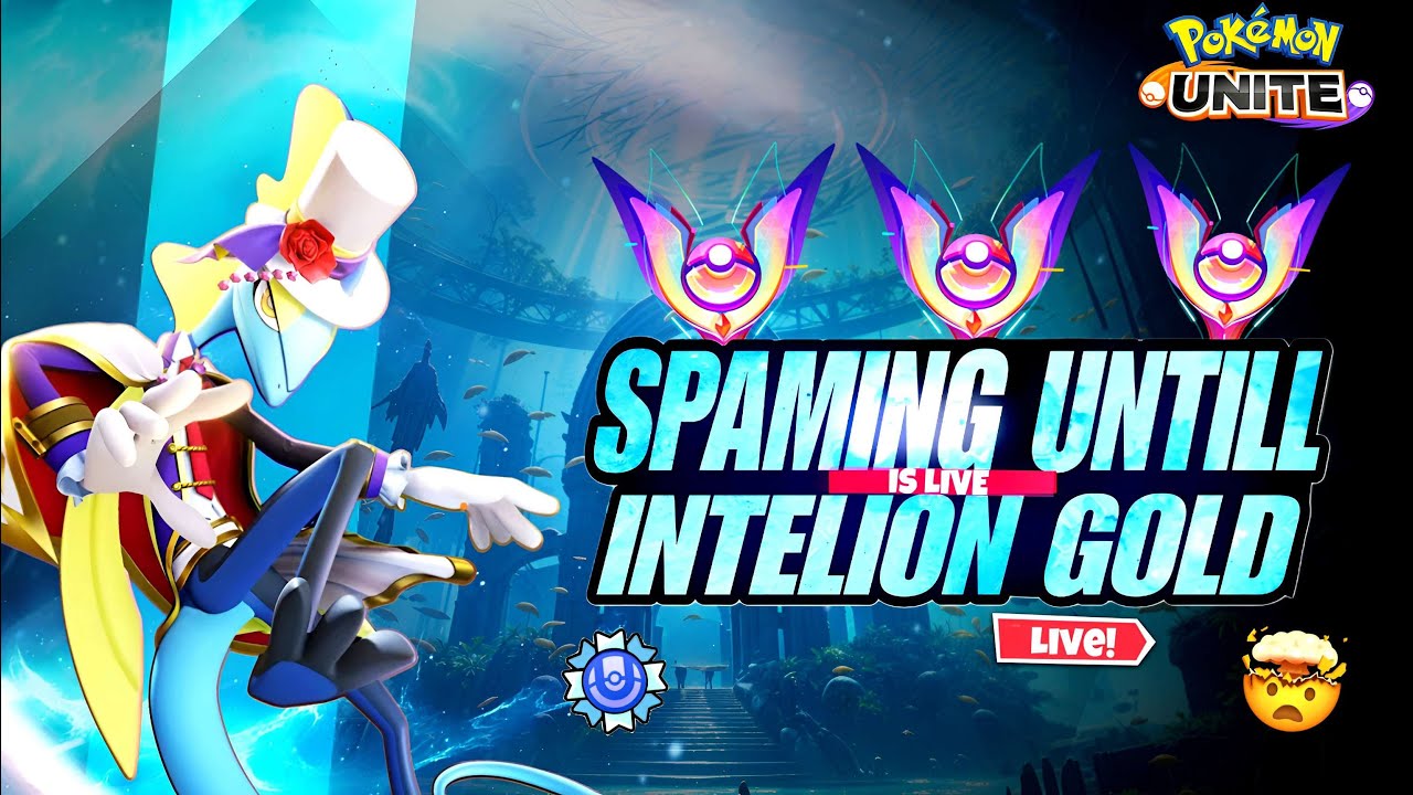 🔴Master To Legend With Inteleon 😱|#pokemonunite #pokemonunitelive